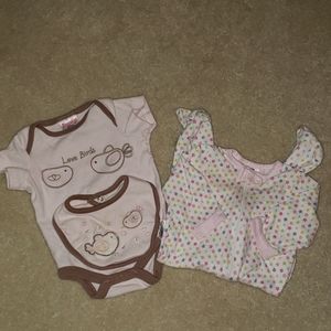 Girls Onesie set and Sleeper
